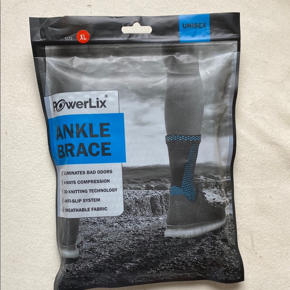 Black Athletic Brace Socks